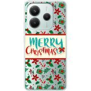 Прозорий чохол BoxFace Xiaomi Redmi Note 14 5G Vintage Christmas Pattern