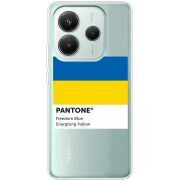 Прозорий чохол BoxFace Xiaomi Redmi Note 14 5G Pantone вільний синій