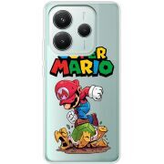 Прозорий чохол BoxFace Xiaomi Redmi Note 14 5G Super Mario