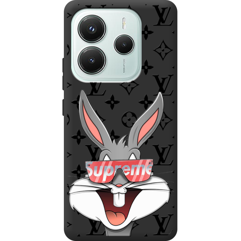 Чорний чохол BoxFace Xiaomi Redmi Note 14 5G looney bunny