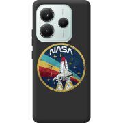 Чорний чохол BoxFace Xiaomi Redmi Note 14 5G NASA