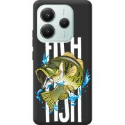 Чорний чохол BoxFace Xiaomi Redmi Note 14 5G Fish