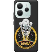 Чорний чохол BoxFace Xiaomi Redmi Note 14 5G NASA Spaceship