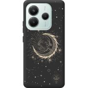 Чорний чохол BoxFace Xiaomi Redmi Note 14 5G Moon