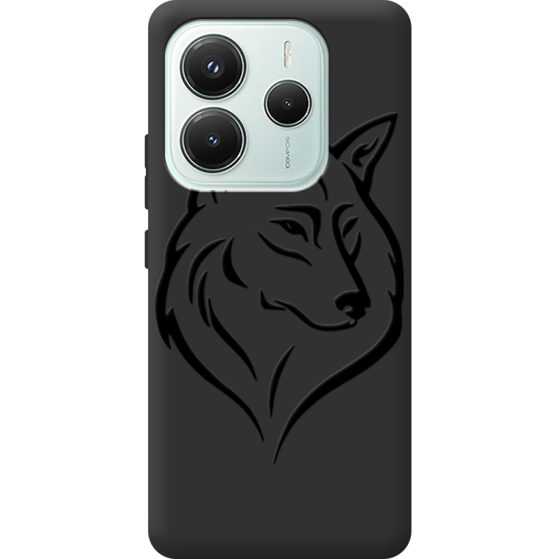 Чорний чохол BoxFace Xiaomi Redmi Note 14 5G Wolf