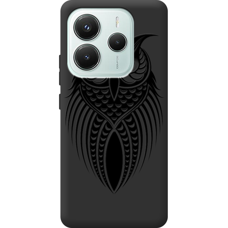 Чорний чохол BoxFace Xiaomi Redmi Note 14 5G Owl