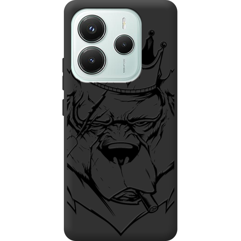 Чорний чохол BoxFace Xiaomi Redmi Note 14 5G Bear King