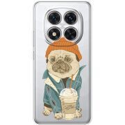 Прозорий чохол BoxFace Xiaomi Redmi Note 14 Pro 5G Dog Coffeeman