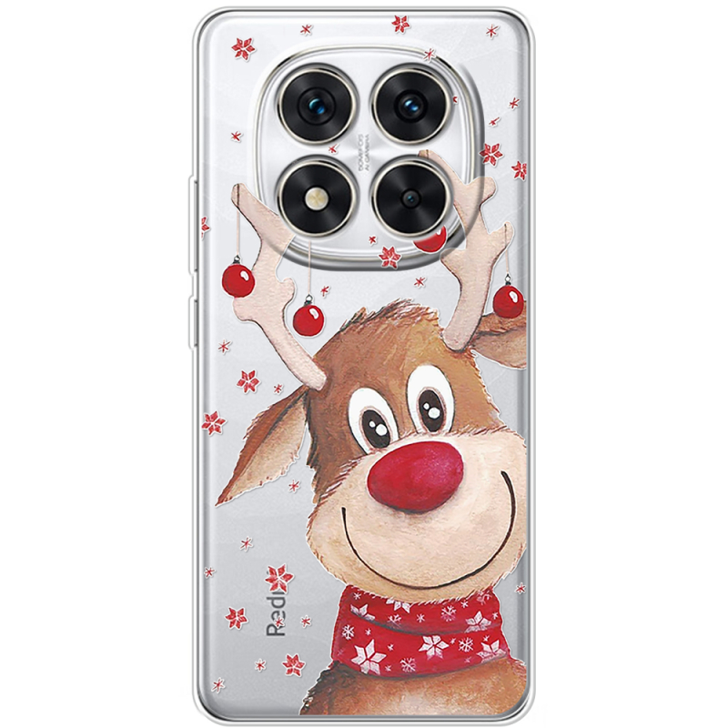 Прозорий чохол BoxFace Xiaomi Redmi Note 14 Pro 5G Winter Deer