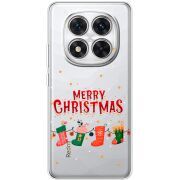 Прозорий чохол BoxFace Xiaomi Redmi Note 14 Pro 5G Merry Christmas