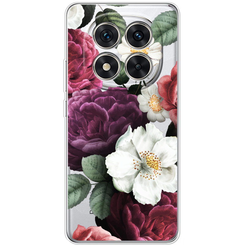 Прозорий чохол BoxFace Xiaomi Redmi Note 14 Pro 5G Floral Dark Dreams