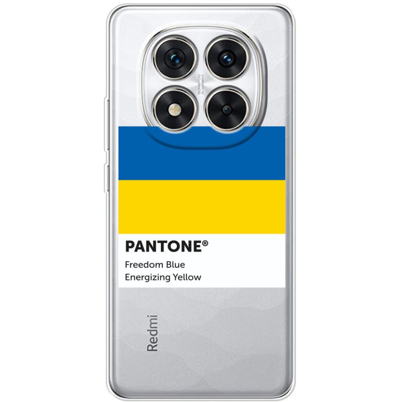 Прозорий чохол BoxFace Xiaomi Redmi Note 14 Pro 5G Pantone вільний синій