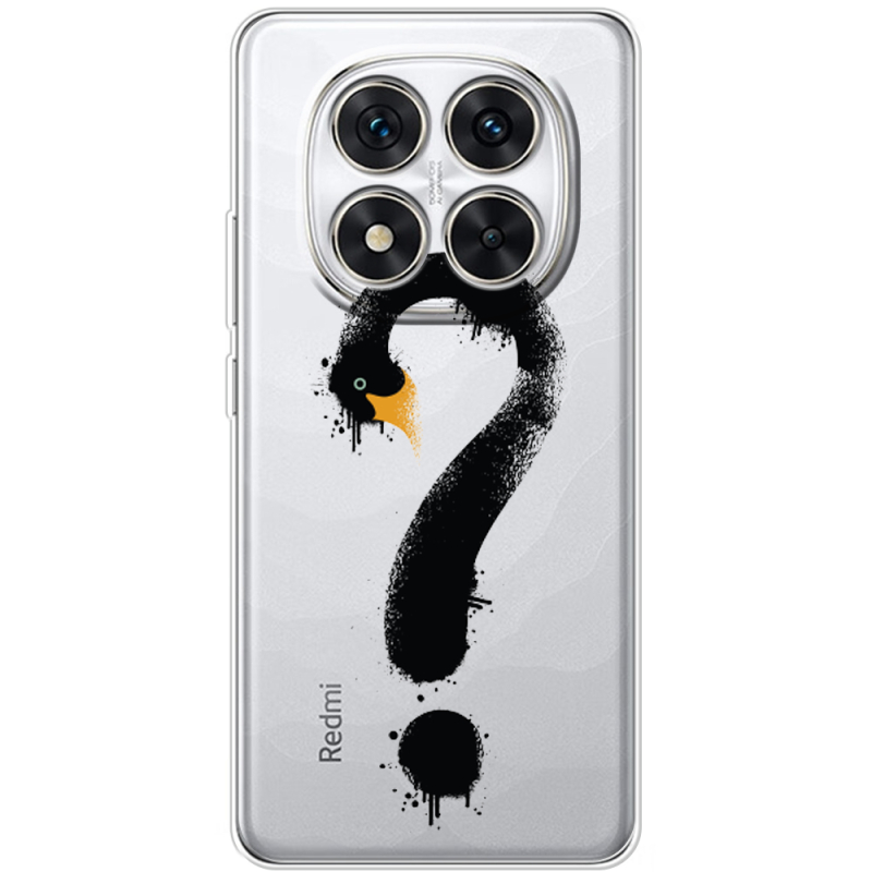 Прозорий чохол BoxFace Xiaomi Redmi Note 14 Pro 5G Swan question