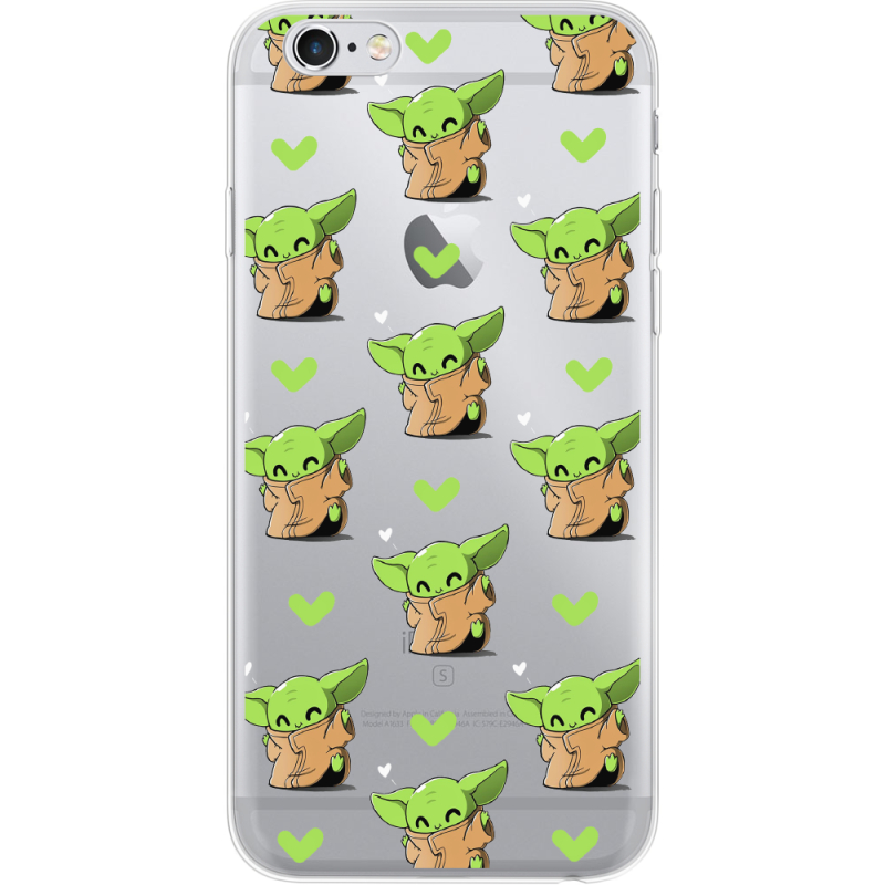 Прозрачный чехол Uprint Apple iPhone 6 Plus / 6S Plus  Pattern Baby Yoda