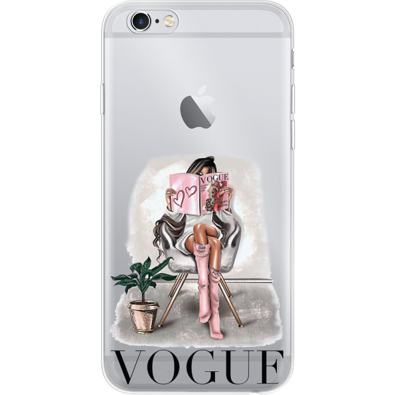 Прозрачный чехол Uprint Apple iPhone 6 Plus / 6S Plus  VOGUE