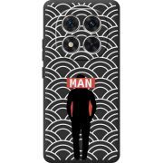 Чорний чохол BoxFace Xiaomi Redmi Note 14 Pro 5G Man Pattern