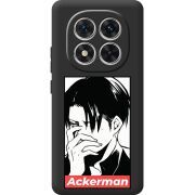 Чорний чохол BoxFace Xiaomi Redmi Note 14 Pro 5G Attack On Titan - Ackerman