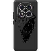 Чорний чохол BoxFace Xiaomi Redmi Note 14 Pro 5G Wolf and Raven