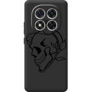 Чорний чохол BoxFace Xiaomi Redmi Note 14 Pro 5G Skull and Roses