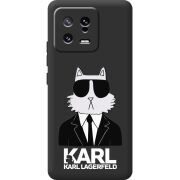 Черный чехол BoxFace Xiaomi 13 Cat in Black