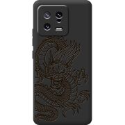 Черный чехол BoxFace Xiaomi 13 Chinese Dragon