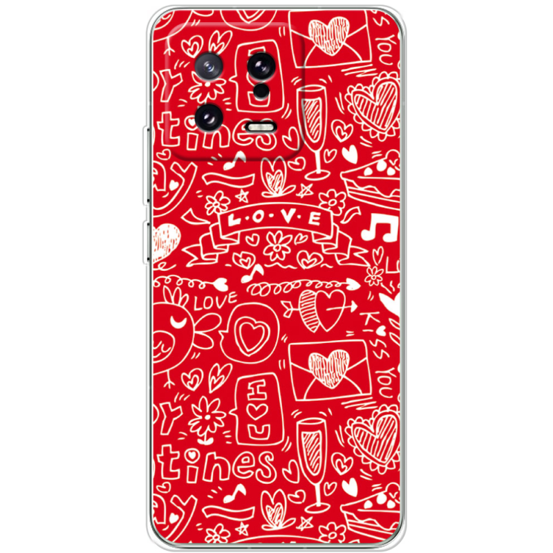 Чехол BoxFace Xiaomi 13 Happy Valentines