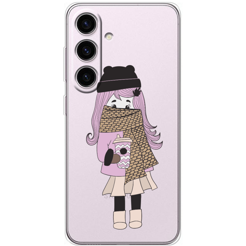 Прозорий чохол BoxFace Samsung Galaxy S25 Winter Morning Girl