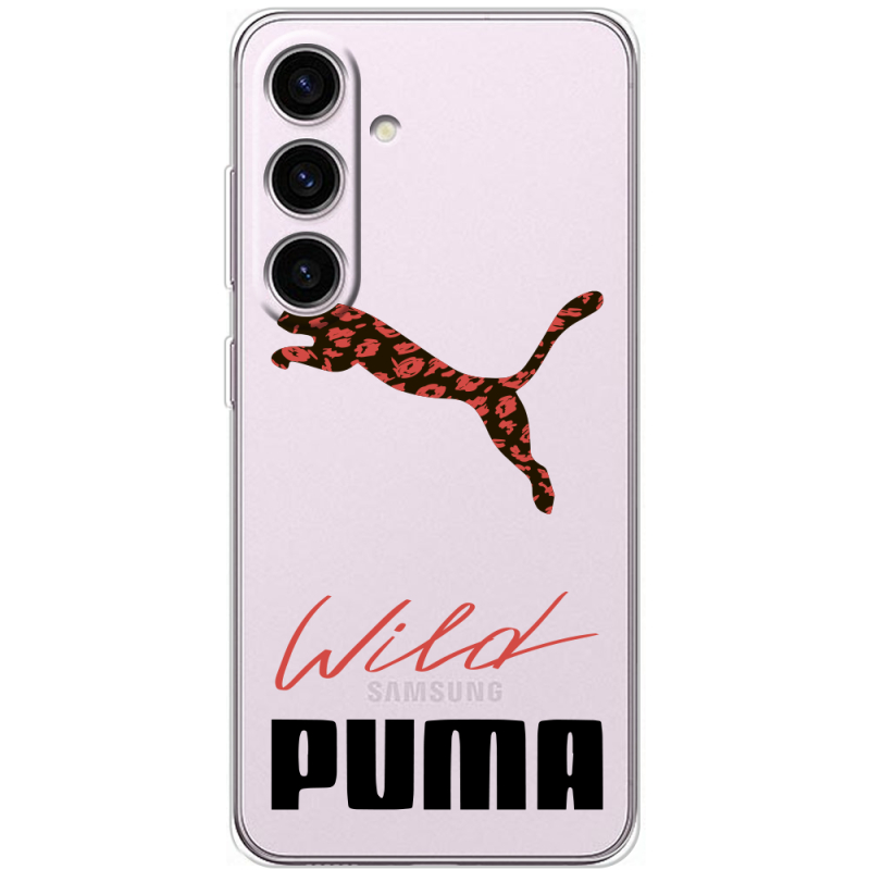 Прозорий чохол BoxFace Samsung Galaxy S25 Wild Cat