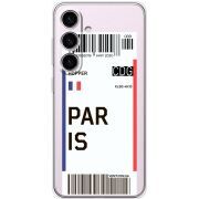 Прозорий чохол BoxFace Samsung Galaxy S25 Ticket Paris