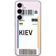 Прозорий чохол BoxFace Samsung Galaxy S25 Ticket Kiev