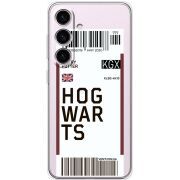 Прозорий чохол BoxFace Samsung Galaxy S25 Ticket Hogwarts