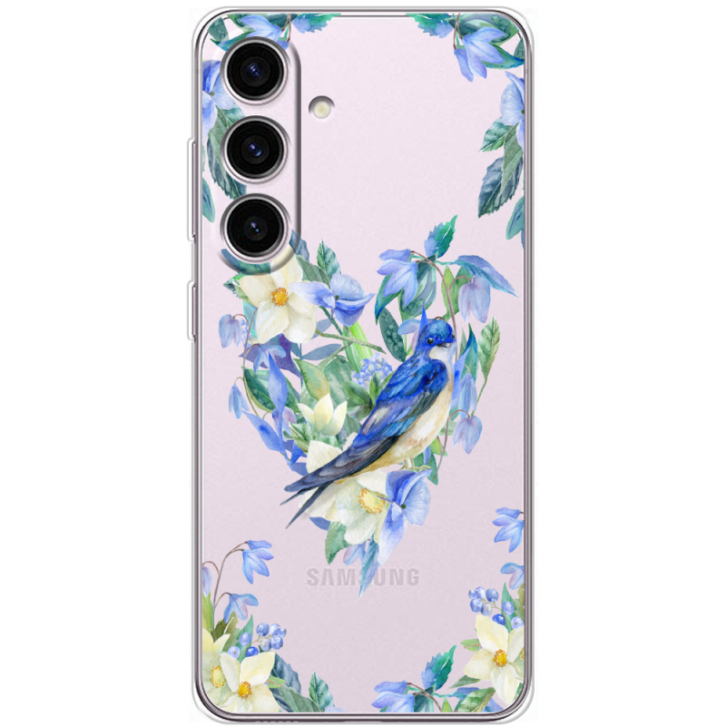 Прозорий чохол BoxFace Samsung Galaxy S25 Spring Bird