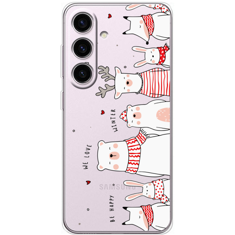 Прозорий чохол BoxFace Samsung Galaxy S25 The Friendly Beasts