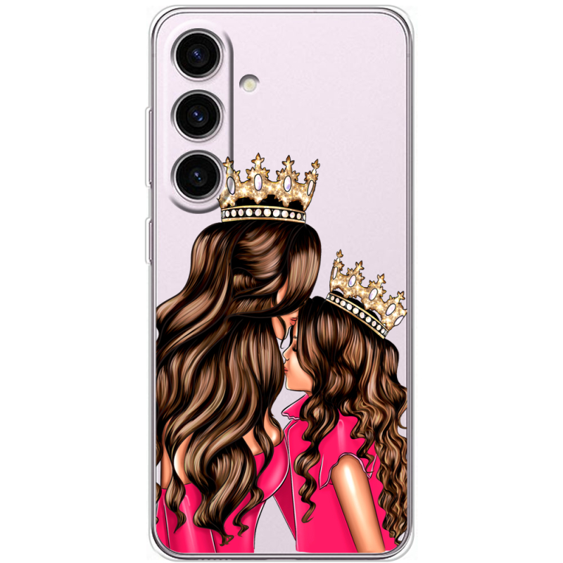 Прозорий чохол BoxFace Samsung Galaxy S25 Queen and Princess