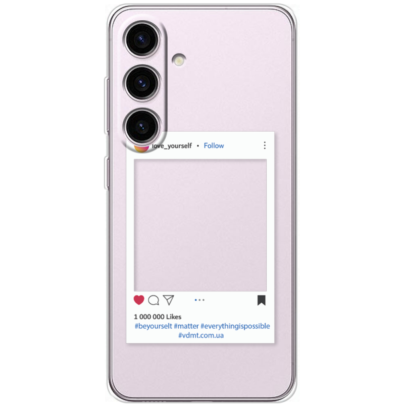 Прозорий чохол BoxFace Samsung Galaxy S25 Insta