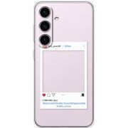 Прозорий чохол BoxFace Samsung Galaxy S25 Insta