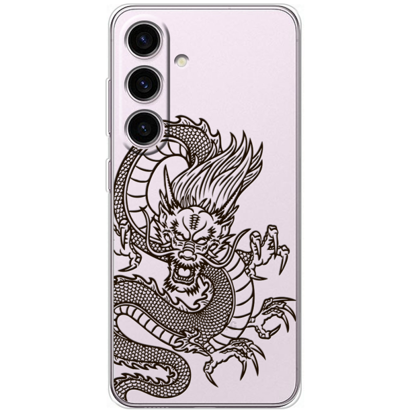Прозорий чохол BoxFace Samsung Galaxy S25 Chinese Dragon