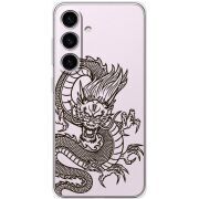 Прозорий чохол BoxFace Samsung Galaxy S25 Chinese Dragon