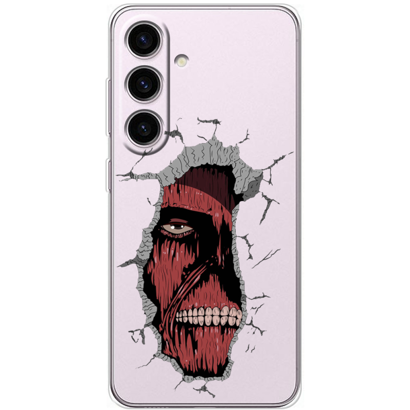 Прозорий чохол BoxFace Samsung Galaxy S25 Нападение Титана