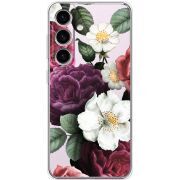 Прозорий чохол BoxFace Samsung Galaxy S25 Floral Dark Dreams