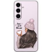 Прозорий чохол BoxFace Samsung Galaxy S25 love is in the air