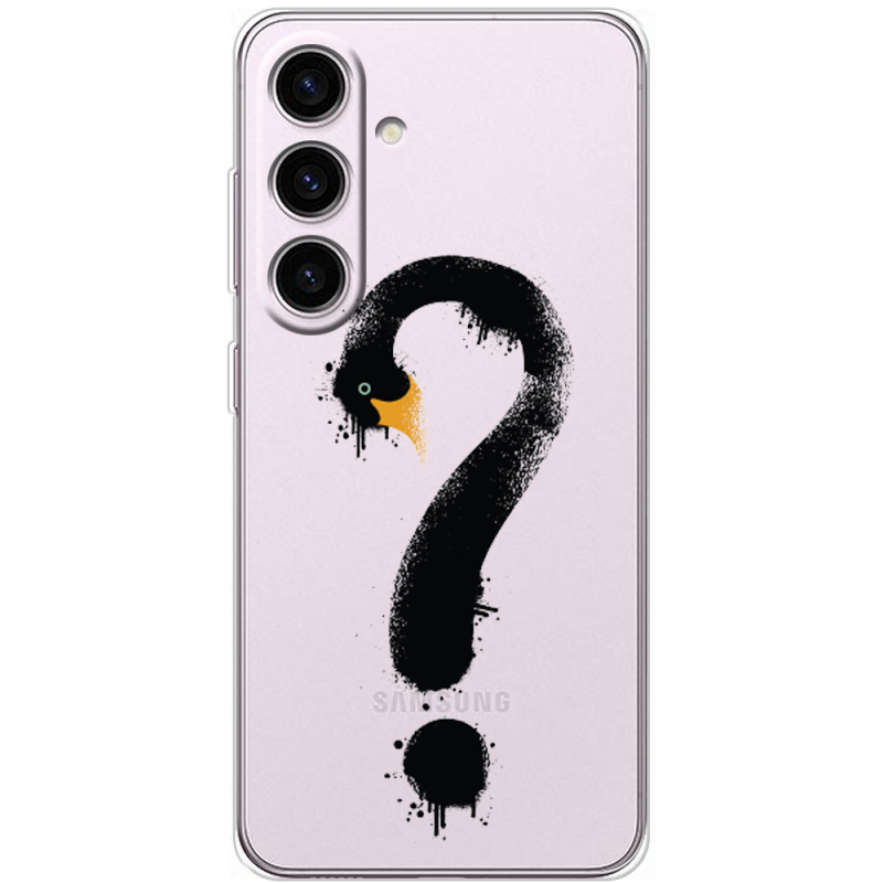 Прозорий чохол BoxFace Samsung Galaxy S25 (S931) Swan question