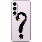 Прозорий чохол BoxFace Samsung Galaxy S25 Swan question