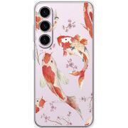Прозорий чохол BoxFace Samsung Galaxy S25 Japanese Koi Fish