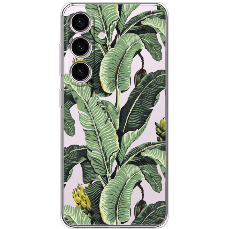 Прозорий чохол BoxFace Samsung Galaxy S25 Banana Leaves