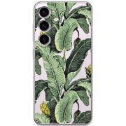 Прозорий чохол BoxFace Samsung Galaxy S25 Banana Leaves