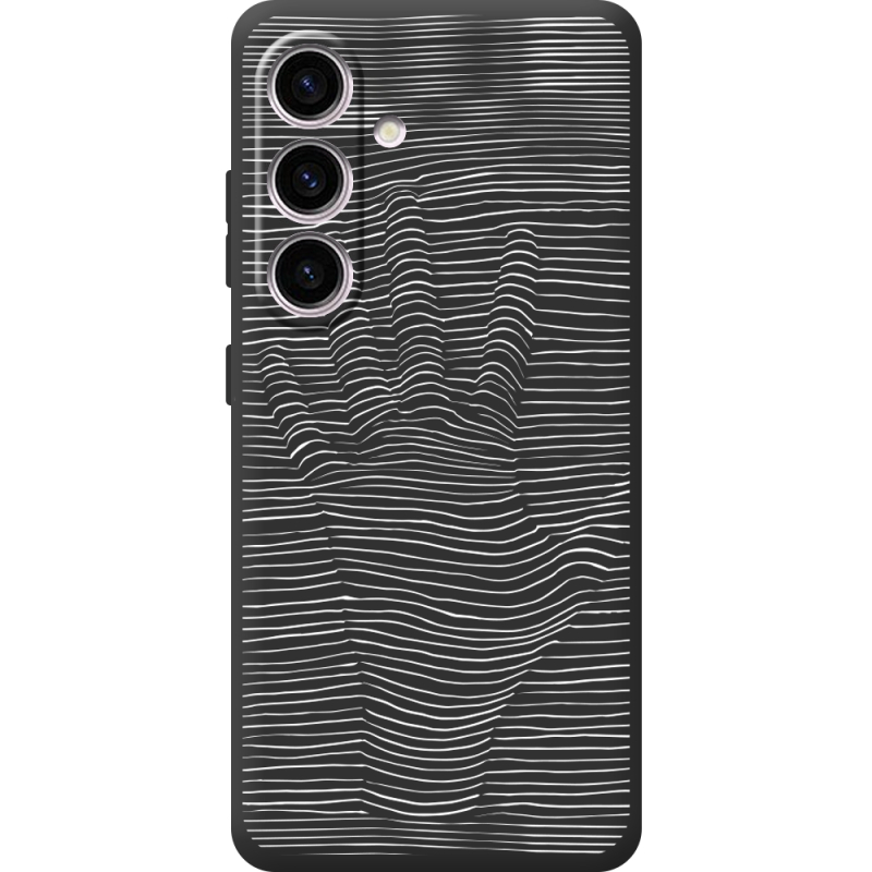 Черный чехол BoxFace Samsung Galaxy S25 Optical Hand