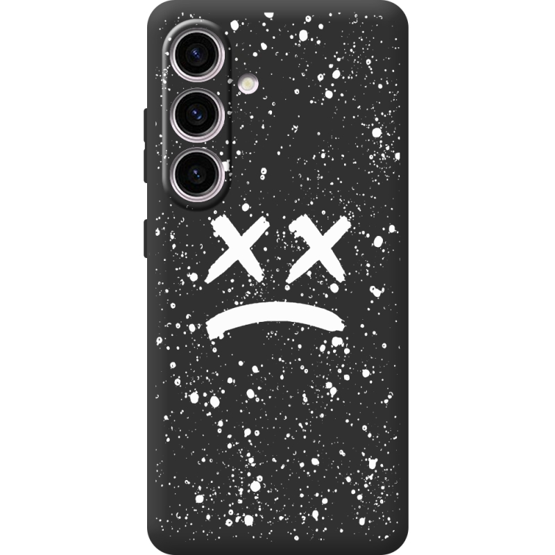 Черный чехол BoxFace Samsung Galaxy S25 Sad Way