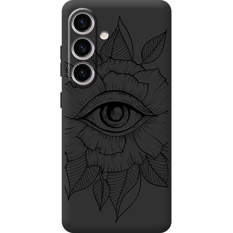 Черный чехол BoxFace Samsung Galaxy S25 Eye