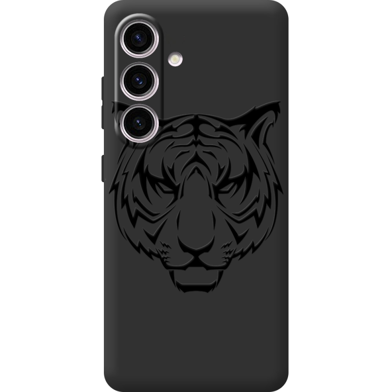 Черный чехол BoxFace Samsung Galaxy S25 Tiger